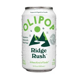 OLIPOP Ridge Rush Prebiotic Soda - 12 fl oz Can