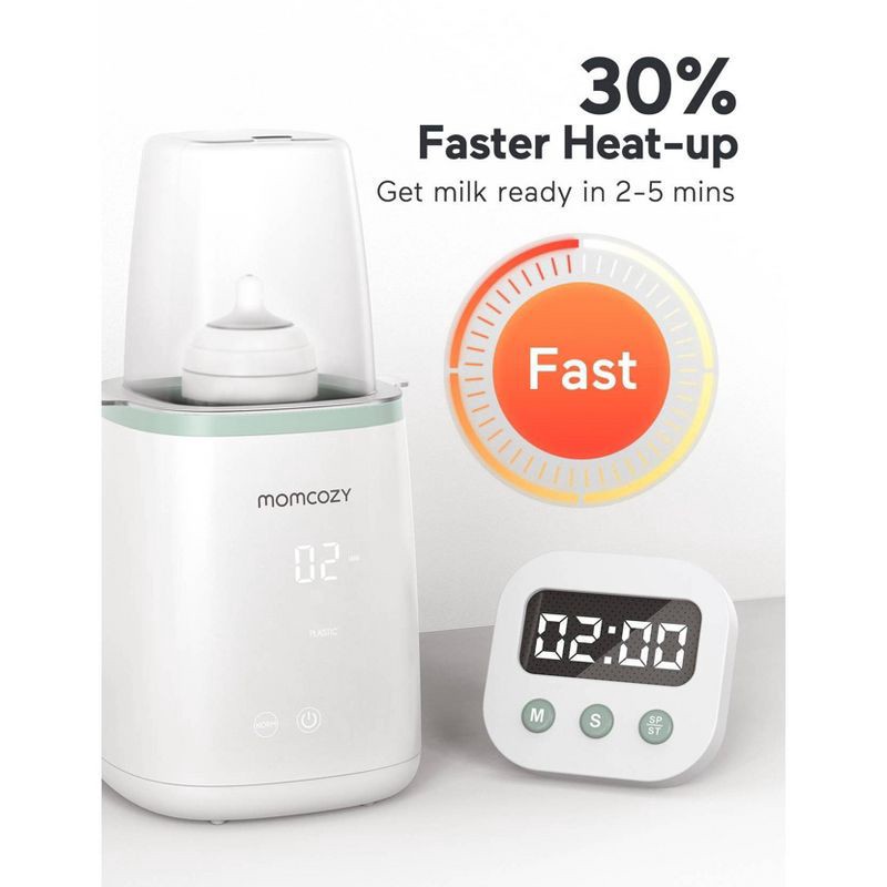 slide 3 of 13, Momcozy MW01 Bottle Warmer, 01 bottle