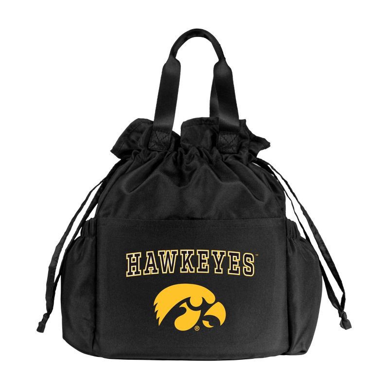 slide 1 of 1, NCAA Iowa Hawkeyes Lunch Cooler: Soft-Sided Polyester, Holds 12 Cans, 12 ct