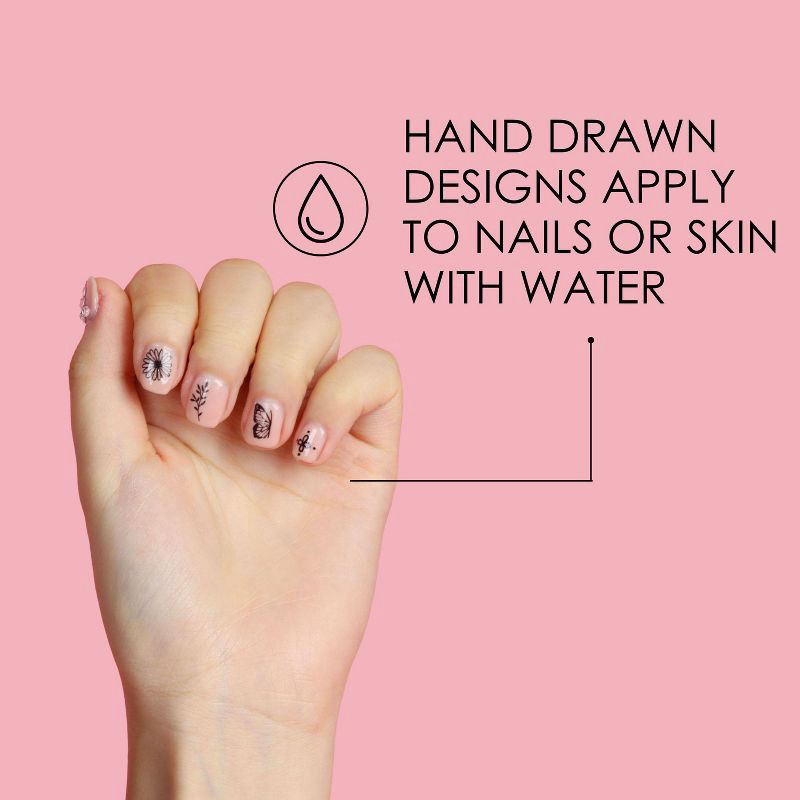 slide 6 of 12, JAPONESQUE Nailed It! Art Kit. Inked By Dani Nail Art Tattoos - 6pc, 6 ct