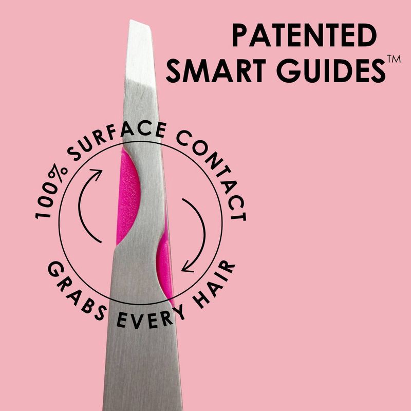 slide 3 of 10, JAPONESQUE Smart-Guide Slant Tweezer, 1 ct