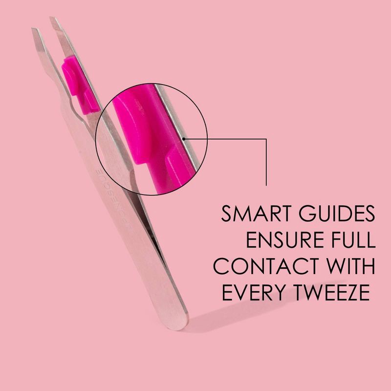 slide 5 of 10, JAPONESQUE Smart-Guide Slant Tweezer, 1 ct
