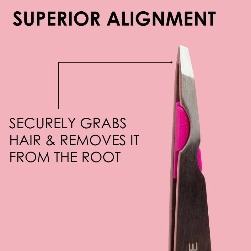 slide 6 of 10, JAPONESQUE Smart-Guide Slant Tweezer, 1 ct