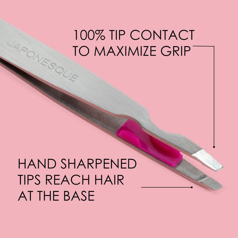 slide 7 of 10, JAPONESQUE Smart-Guide Slant Tweezer, 1 ct