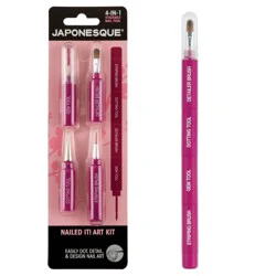 JAPONESQUE Nailed It Nail Art: Light Tones, Gloss Finish, 5 Pieces
