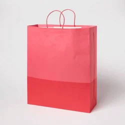 XL Color Block Gift Bag Pink - Spritz™