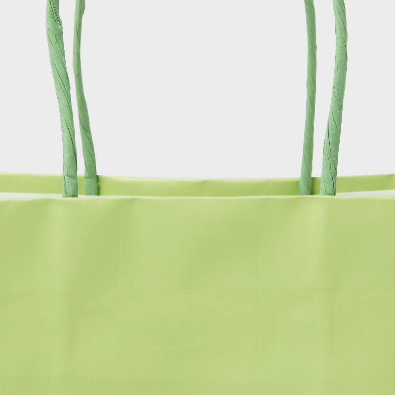 slide 3 of 3, Small Color Block Gift Bag Green - Spritz™, 1 ct