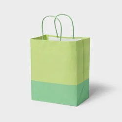 Small Color Block Gift Bag Green - Spritz™