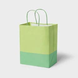 Small Color Block Gift Bag Green - Spritz™