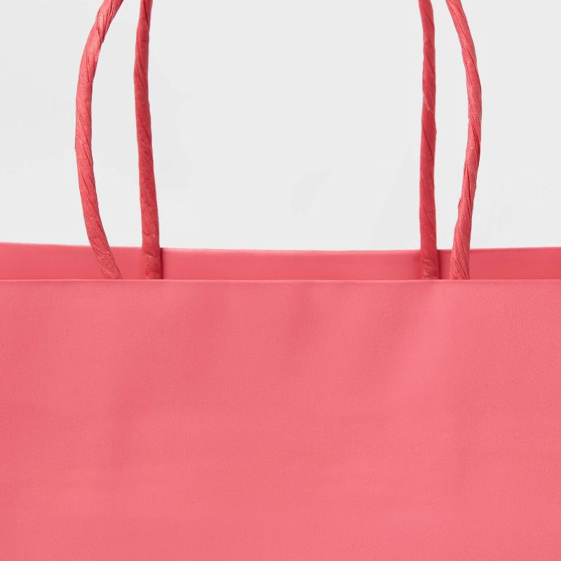slide 3 of 3, Small Color Block Gift Bag Pink - Spritz™, 1 ct