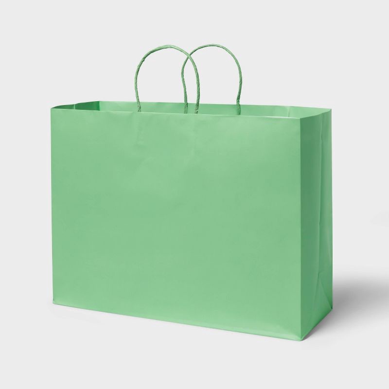 slide 1 of 3, XLarge Gift Bag Green - Spritz™, 1 ct