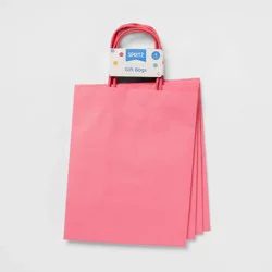 4pk Small Gift Bags Pink - Spritz™
