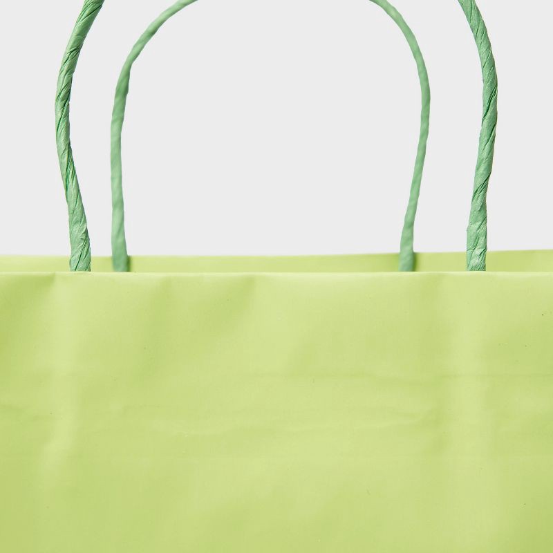 slide 3 of 3, XL Color Block Gift Bag Green - Spritz™, 1 ct
