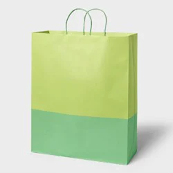XL Color Block Gift Bag Green - Spritz™