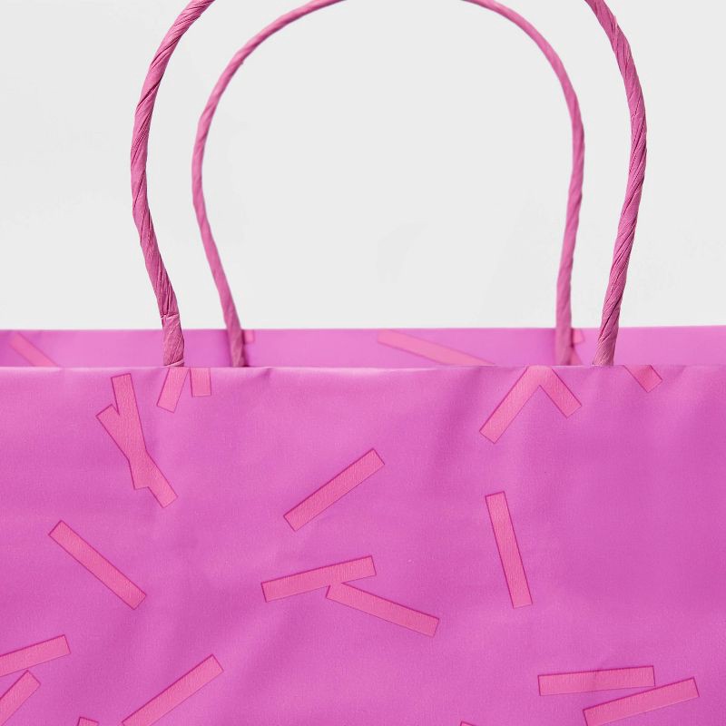 slide 3 of 3, XLarge Confetti Gift Bag Purple - Spritz™, 1 ct