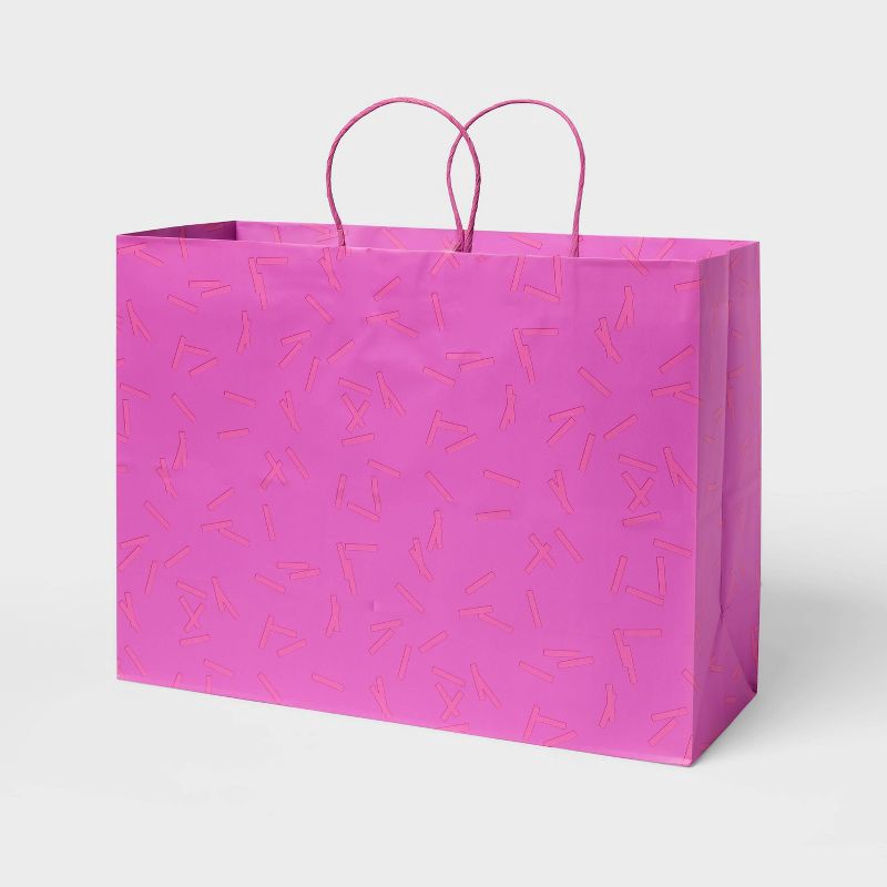 slide 1 of 3, XLarge Confetti Gift Bag Purple - Spritz™, 1 ct