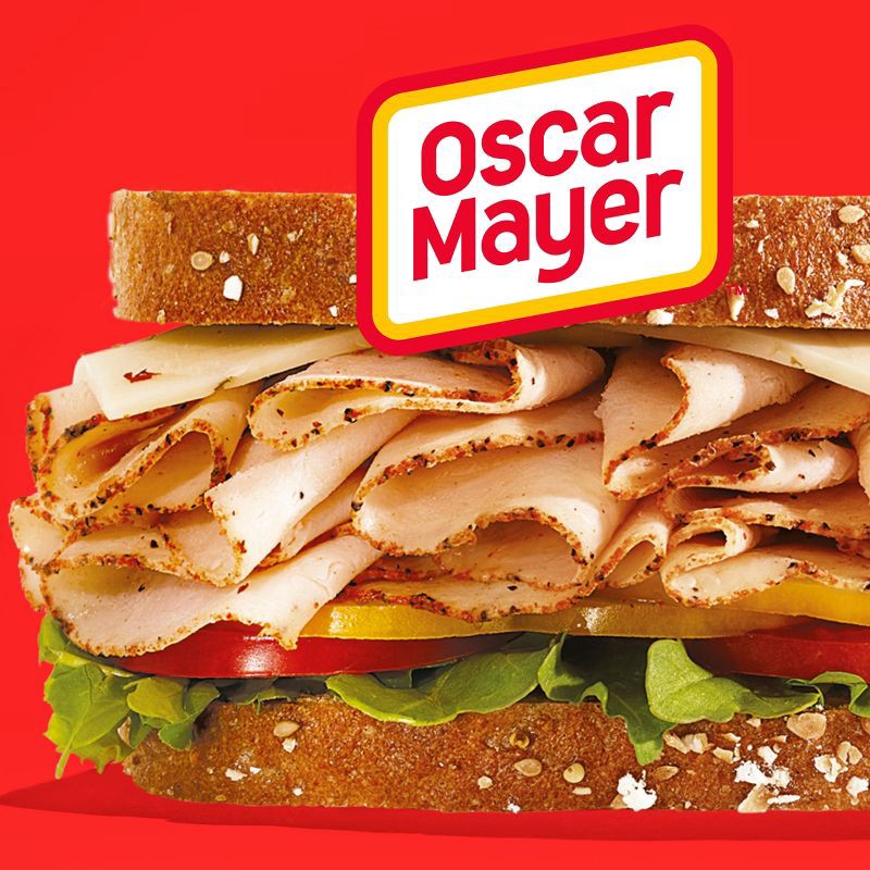 slide 4 of 9, Oscar Mayer Deli Fresh Cracked Black Pepper Turkey Breast - 16oz, 16 oz