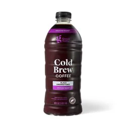 Black Medium Roast Cold Brew Coffee - 48 fl oz - Good & Gather™