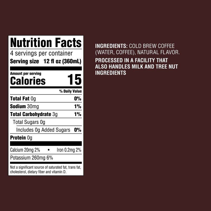 slide 5 of 5, Vanilla Cold Brew Coffee - 48 fl oz - Good & Gather™, 48 fl oz