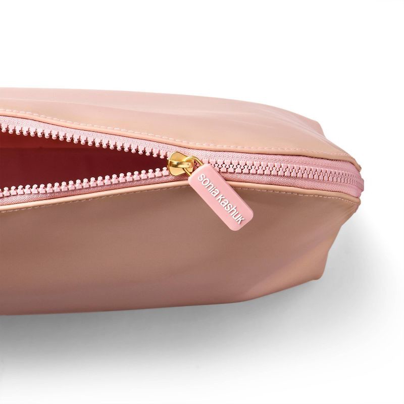slide 3 of 3, Sonia Kashuk™ Large Travel Makeup and Toiletry Bag Set - 2pc - Pink, 2 ct