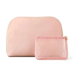Sonia Kashuk™ Large Travel Makeup and Toiletry Bag Set - 2pc - Pink