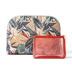 Sonia Kashuk™ Large Travel Makeup and Toiletry Bag Set - 2pc - Tropical Print