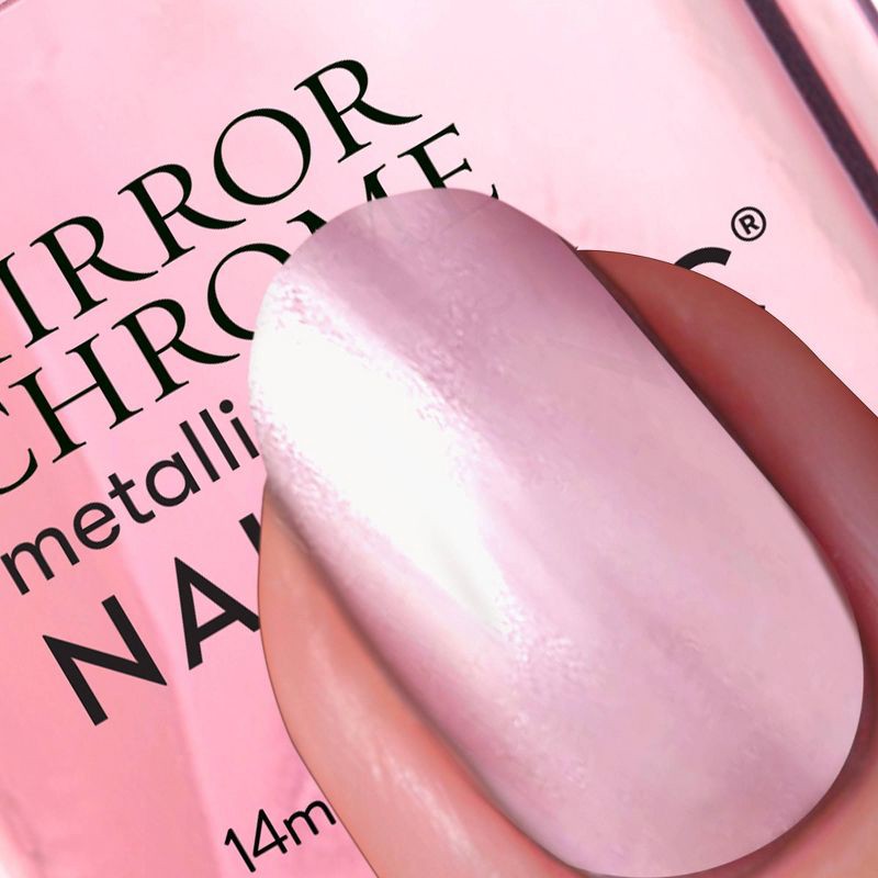 slide 2 of 4, Nails Inc. Mirror Chrome Nail Polish - You're Being Chromatic - 0.47 fl oz, 0.47 fl oz