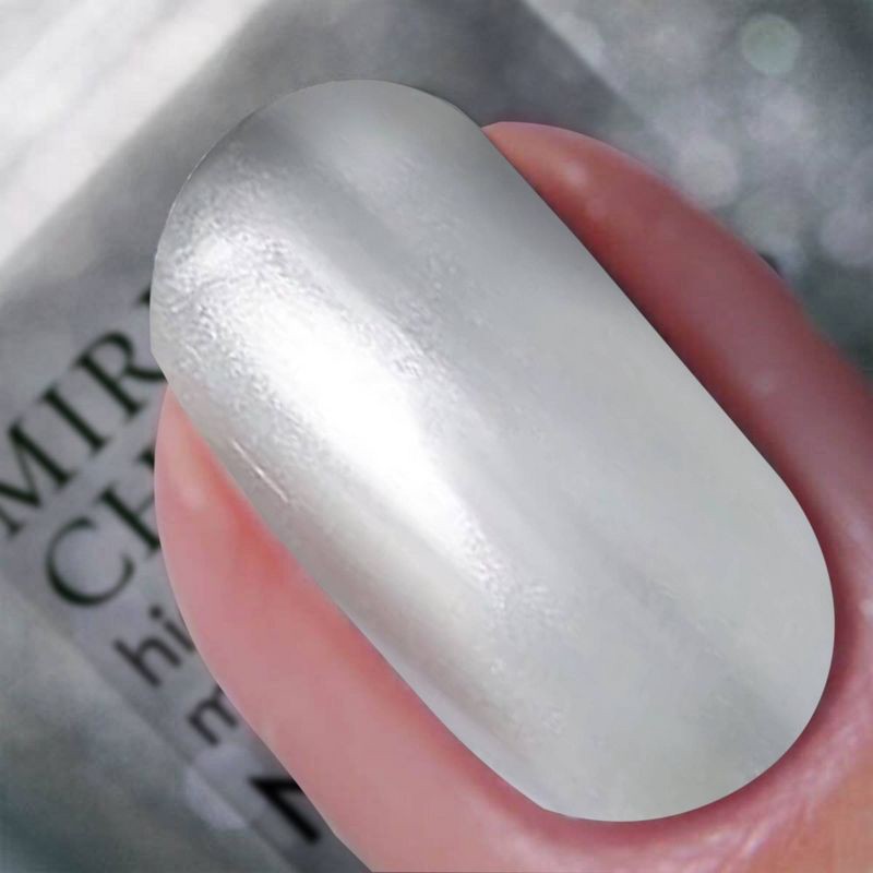 slide 2 of 6, Nails Inc. Mirror Chrome Nail Polish - Silver Served - 0.47 fl oz, 0.47 fl oz