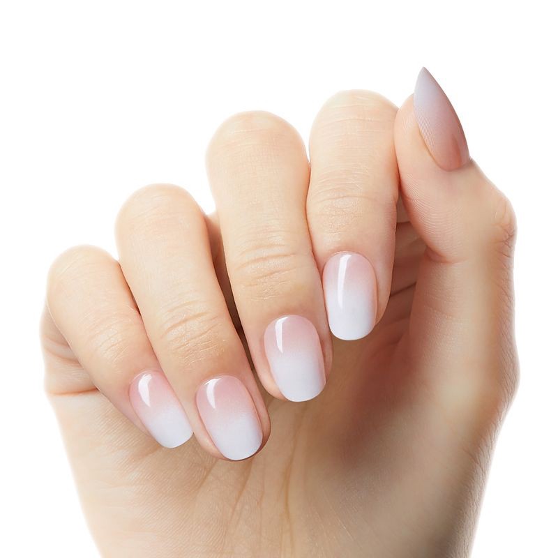 slide 2 of 9, KISS Products Classy Press-On Fake Nails - Short Oval - Players - 28ct, 28 ct