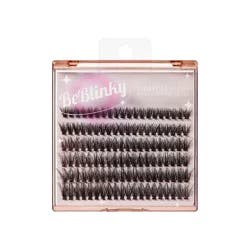 BeBlinky False Eyelash Clusters - Narrow Band, Volume - 120ct: Synthetic Hair, Includes Storage Pouch