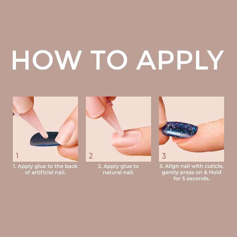 slide 4 of 9, KISS Products Fake Nails - Sweater Weather - 31ct, 31 ct