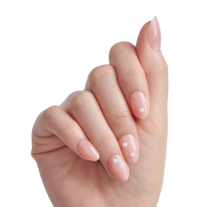 slide 3 of 11, KISS Products Bare-But-Better Press-On Fake Nails - Short Almond - Slay - 30ct, 30 ct