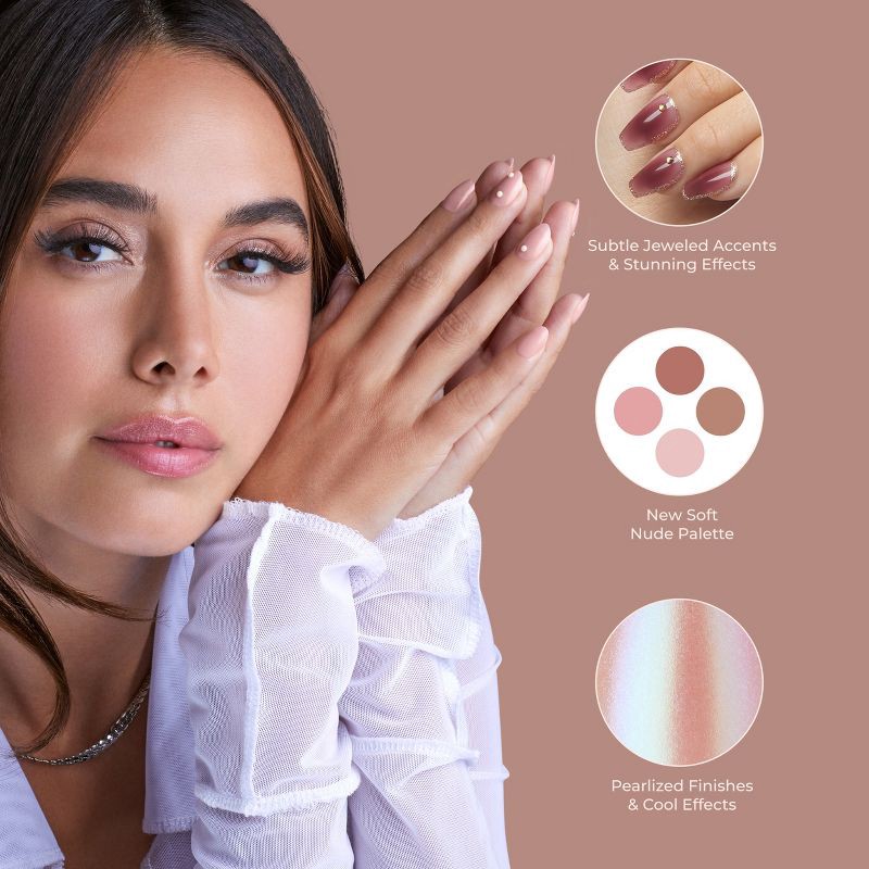 slide 6 of 11, KISS Products Bare-But-Better Press-On Fake Nails - Short Almond - Slay - 30ct, 30 ct