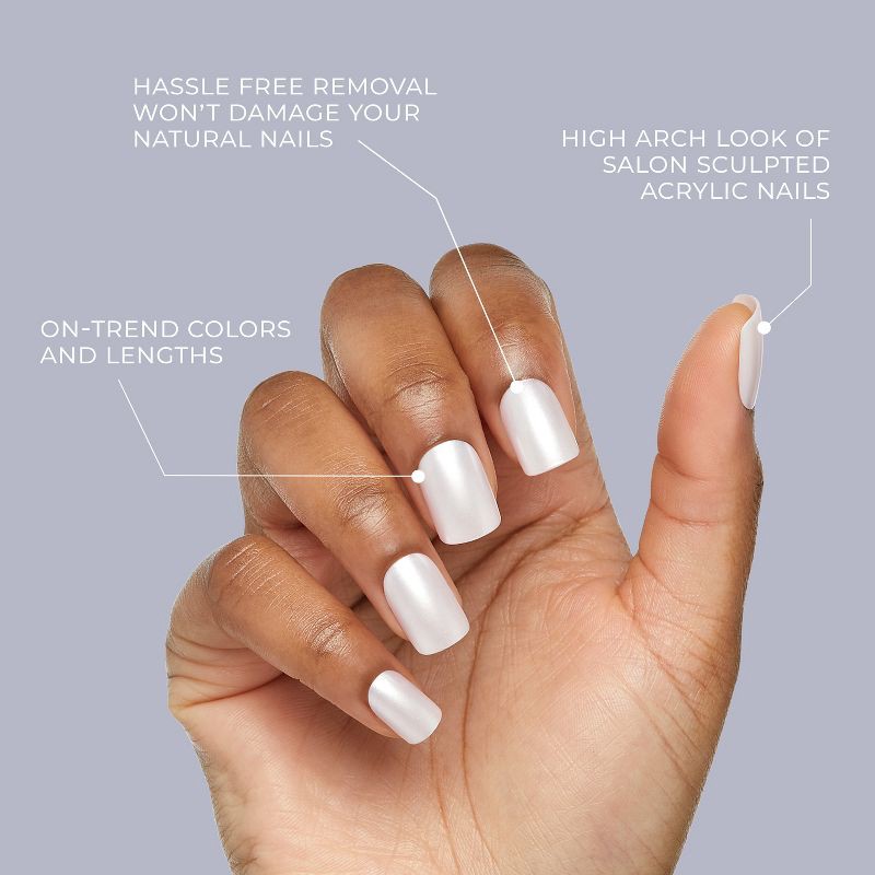 slide 6 of 10, KISS Products Gel Fantasy Fake Nails - Day 1 - 31ct, 1 x 31 ct