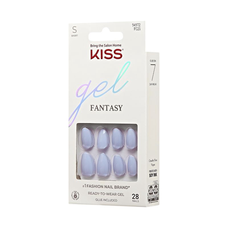 slide 9 of 10, KISS Products Gel Fantasy Fake Nails - Day 1 - 31ct, 1 x 31 ct