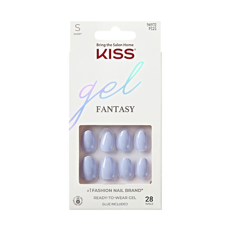 slide 1 of 10, KISS Products Gel Fantasy Fake Nails - Day 1 - 31ct, 1 x 31 ct