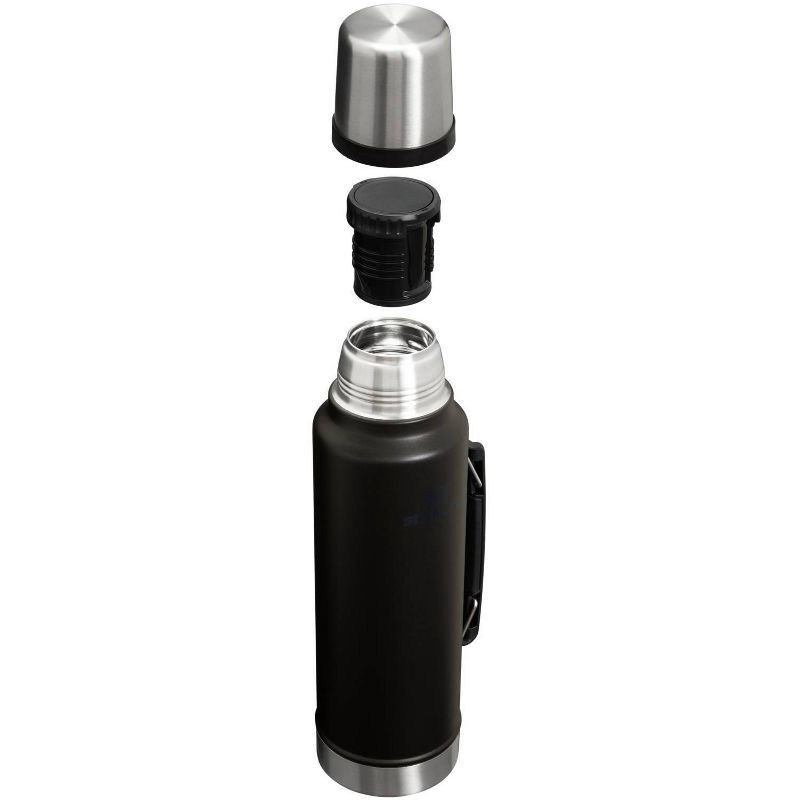 slide 3 of 3, Stanley 48oz Legendary Classic Bottle - Black 2.0: Stainless Steel Drinkware, 48 oz