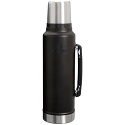 Stanley 48oz Legendary Classic Bottle - Black 2.0: Stainless Steel Drinkware