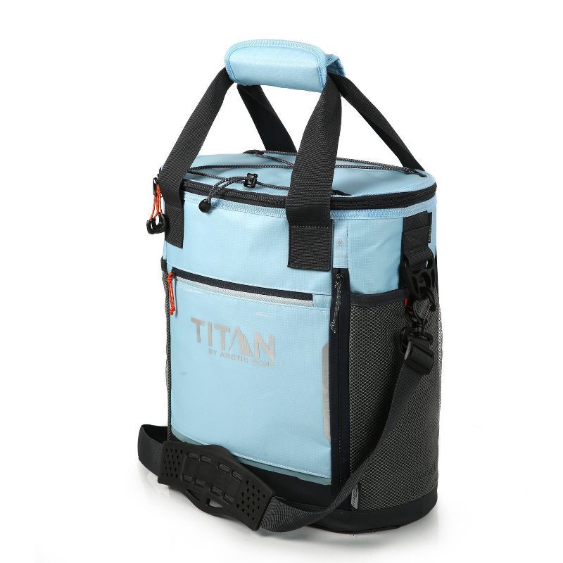 slide 4 of 10, Titan by Arctic Zone 13qt Bucket Cooler with Ice Walls - Arctic Peak: Soft-Sided Portable Cooler, 13 qt