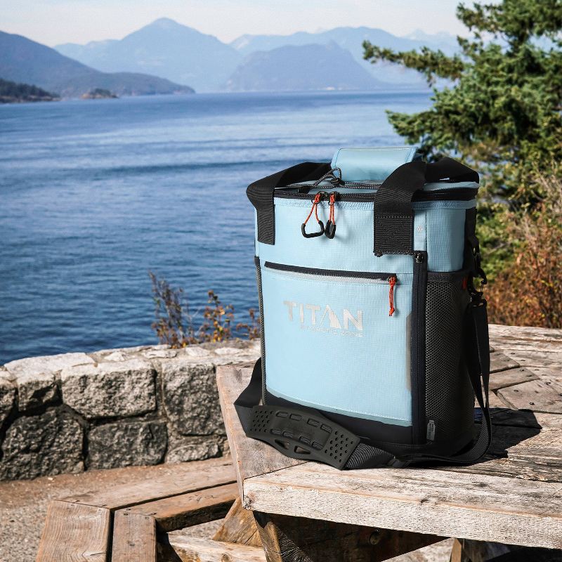 slide 6 of 10, Titan by Arctic Zone 13qt Bucket Cooler with Ice Walls - Arctic Peak: Soft-Sided Portable Cooler, 13 qt