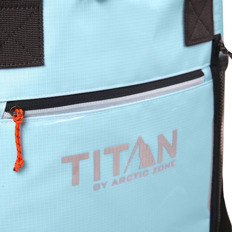 slide 7 of 10, Titan by Arctic Zone 13qt Bucket Cooler with Ice Walls - Arctic Peak: Soft-Sided Portable Cooler, 13 qt