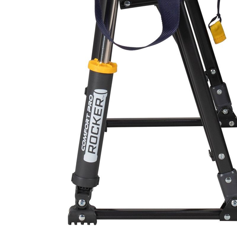 slide 8 of 11, GCI Outdoor Comfort Pro Rocker Foldable Rocking Camp Chair with Solid Backrest: Portable Steel Frame, 250 lb Capacity, 250 lb