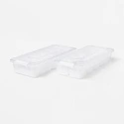 2.5L 2pk Sort it Storage Containers with 6 Shallow Cups - Brightroom™