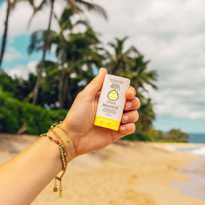 slide 3 of 5, Baby Bum Mineral Sunscreen Face Stick Fragrance Free - SPF 50 - 0.45oz, 50 x 0.45 oz