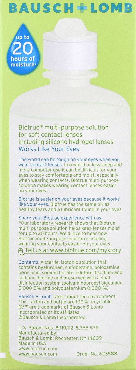 slide 2 of 12, Biotrue Biotrue 2 Pack Multi-Purpose Solution 2 ea, 20 oz