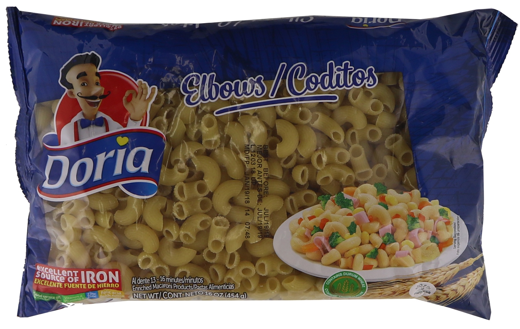 slide 1 of 1, Doria Elbows/Coditos, 16 oz