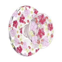 PopSockets Magnetic Phone Grip with MagSafe, Magnetic Adapter Ring Included - Delicate Floral Berry