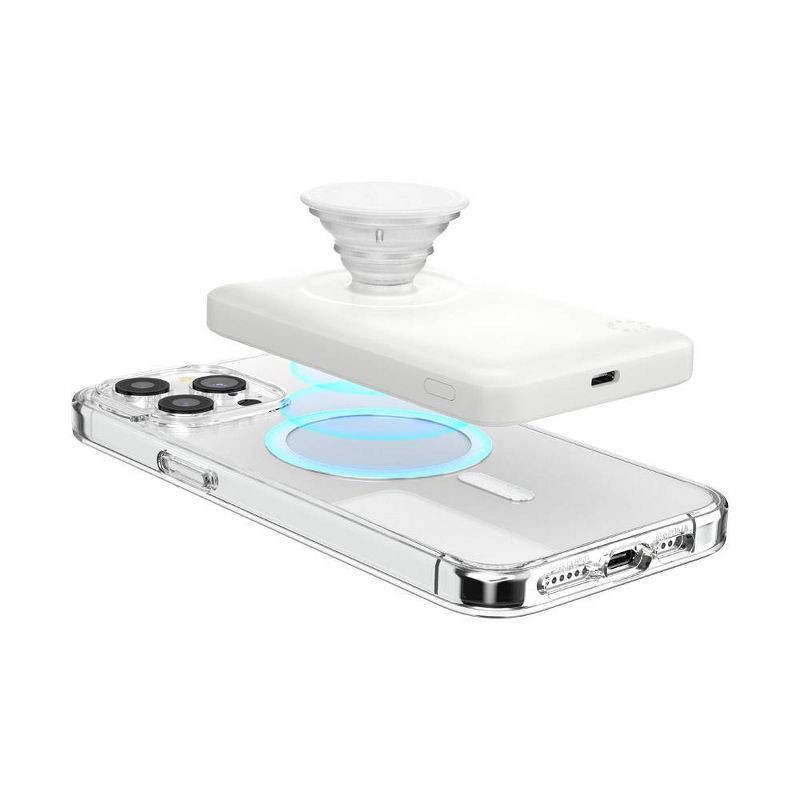 slide 2 of 5, PopSockets 5000mAk PowerPack - Horchata, 1 ct