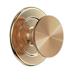 PopSockets Magnetic Phone Grip with MagSafe, Magnetic Adapter Ring Included - Aluminum Radial Gold