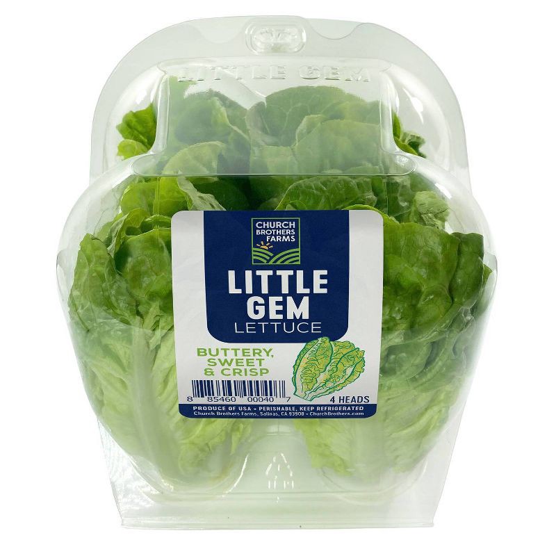 slide 1 of 3, Church Brothers Farms Church Brothers Little Gem Lettuce - 4ct, 4 ct